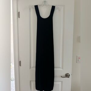 Splendid black rib tank dress